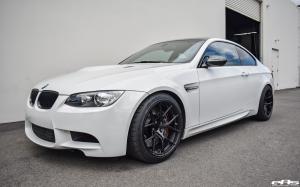 BMW M3 Coupe Alpine White on Black Wheels by EAS 2017 года